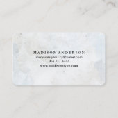 Moderne eenvoudige elegante typografie Loyalty-Kaa Visitekaartje (Achterkant)