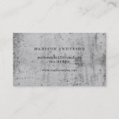 Moderne eenvoudige elegante typografie Loyalty-Kaa Visitekaartje (Achterkant)