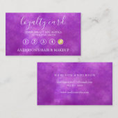 Moderne eenvoudige elegante typografie Loyalty-Kaa Visitekaartje (Voorkant / Achterkant)