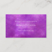 Moderne eenvoudige elegante typografie Loyalty-Kaa Visitekaartje (Achterkant)