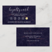 Moderne eenvoudige elegante typografie Loyalty-Kaa Visitekaartje (Voorkant / Achterkant)