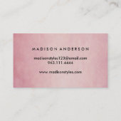 Moderne eenvoudige elegante typografie Loyalty-Kaa Visitekaartje (Achterkant)