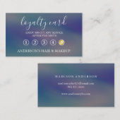 Moderne eenvoudige elegante typografie Loyalty-Kaa Visitekaartje (Voorkant / Achterkant)