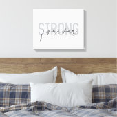 Moderne, eenvoudige, elegante vormgeving krachtig  canvas afdruk (Insitu (Slaapkamer))