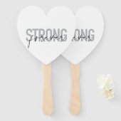 Moderne, eenvoudige, elegante vormgeving krachtig  handwaaier (Voorkant en achterkant)