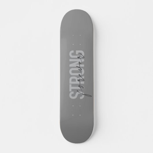 Moderne, eenvoudige, elegante vormgeving krachtig  persoonlijk skateboard (Voorkant)
