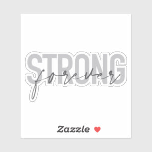Moderne, eenvoudige, elegante vormgeving krachtig sticker
