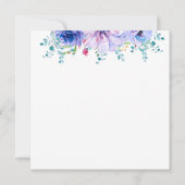 Moderne, eenvoudige en mooie bedankt kaart (Achterkant)