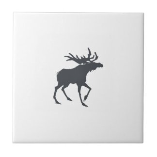Moderne, eenvoudige en mooie hand getrokken Antler Tegeltje