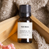 Moderne Eenvoudige Essentiële Olie Dropper Fles Wr Etiket