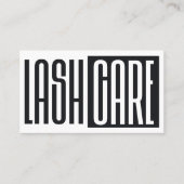 Moderne eenvoudige Eyelash-uitbreidingen Lash Afte Visitekaartje (Voorkant)