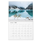 Moderne eenvoudige familie collage foto 2024 kalender (Jan 2026)