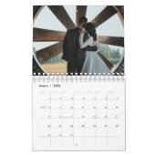 Moderne eenvoudige familie collage foto 2024 kalender (Mar 2026)