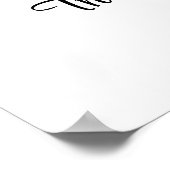 Moderne eenvoudige familie Holding Hand Line Art P Poster (Hoek)