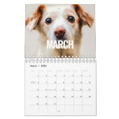 Moderne eenvoudige familiefoto 2026 kalender (Mar 2026)