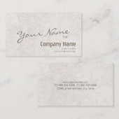 Moderne eenvoudige  Floral achtergrond Visitekaartje (Voorkant / Achterkant)