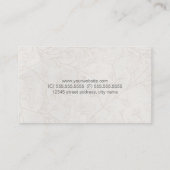 Moderne eenvoudige  Floral achtergrond Visitekaartje (Achterkant)