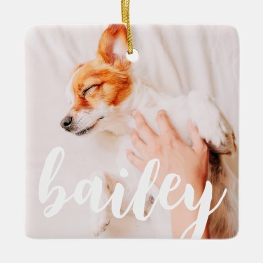 Moderne, eenvoudige foto met elegante grafische fo keramisch ornament (Voorkant)