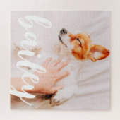 Moderne, eenvoudige foto met elegante grafische fo legpuzzel (Horizontaal)