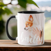 Moderne, eenvoudige foto met elegante grafische fo mok