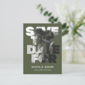 Moderne Eenvoudige Foto Sla de Uitnodiging van de  (Staand voorkant)