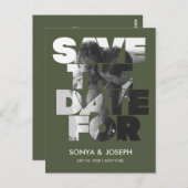 Moderne Eenvoudige Foto Sla de Uitnodiging van de  (Voorkant / Achterkant)