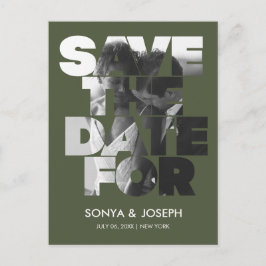 Moderne Eenvoudige Foto Sla de Uitnodiging van de 