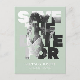 Moderne Eenvoudige Foto Sla de Uitnodiging van de 