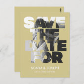 Moderne Eenvoudige Foto Sla de Uitnodiging van de  (Voorkant / Achterkant)