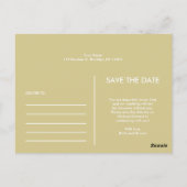 Moderne Eenvoudige Foto Sla de Uitnodiging van de  (Achterkant)