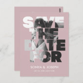 Moderne Eenvoudige Foto Sla de Uitnodiging van de  (Voorkant / Achterkant)