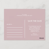 Moderne Eenvoudige Foto Sla de Uitnodiging van de  (Achterkant)