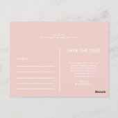 Moderne Eenvoudige Foto Sla de Uitnodiging van de  (Achterkant)