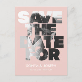 Moderne Eenvoudige Foto Sla de Uitnodiging van de 