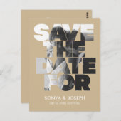 Moderne Eenvoudige Foto Sla de Uitnodiging van de  (Voorkant / Achterkant)