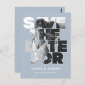 Moderne Eenvoudige Foto Sla de Uitnodiging van de  (Voorkant / Achterkant)