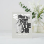 Moderne Eenvoudige Foto Sla de Uitnodiging van de  (Staand voorkant)