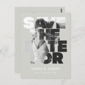 Moderne Eenvoudige Foto Sla de Uitnodiging van de  (Voorkant / Achterkant)