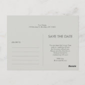 Moderne Eenvoudige Foto Sla de Uitnodiging van de  (Achterkant)