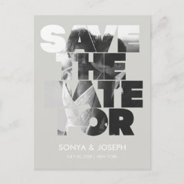 Moderne Eenvoudige Foto Sla de Uitnodiging van de 