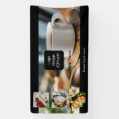 Moderne eenvoudige foto spandoek (Verticaal)