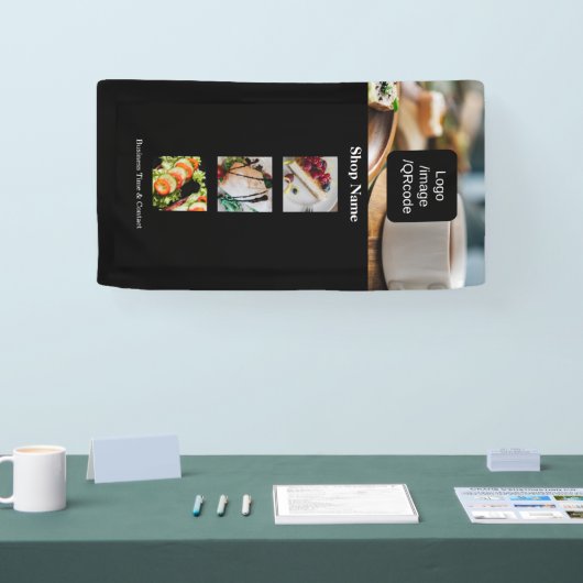 Moderne eenvoudige foto spandoek (Beurs)