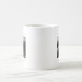 Moderne eenvoudige foto van de Pas getrouwd Koffiemok (Center)