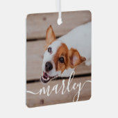 Moderne, eenvoudige foto van elegante grafische fo metalen ornament (Voorkant Rechts)