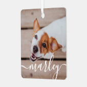 Moderne, eenvoudige foto van elegante grafische fo metalen ornament (Voorkant links)