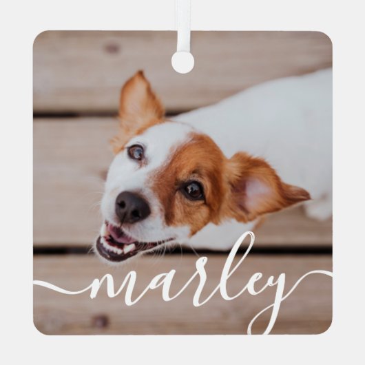 Moderne, eenvoudige foto van elegante grafische fo metalen ornament (Achterkant)