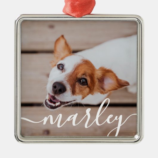 Moderne, eenvoudige foto van elegante grafische fo metalen ornament (Voorkant)