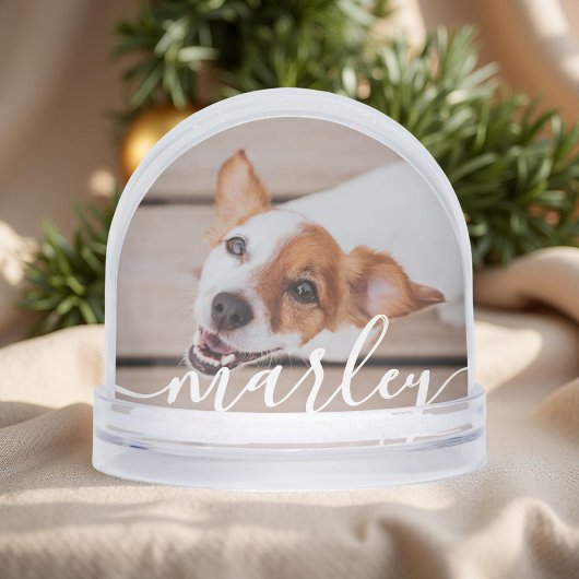 Moderne, eenvoudige foto van elegante grafische fo sneeuwbol