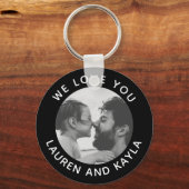 Moderne, eenvoudige foto van priester Cool Sleutelhanger (Voorkant)