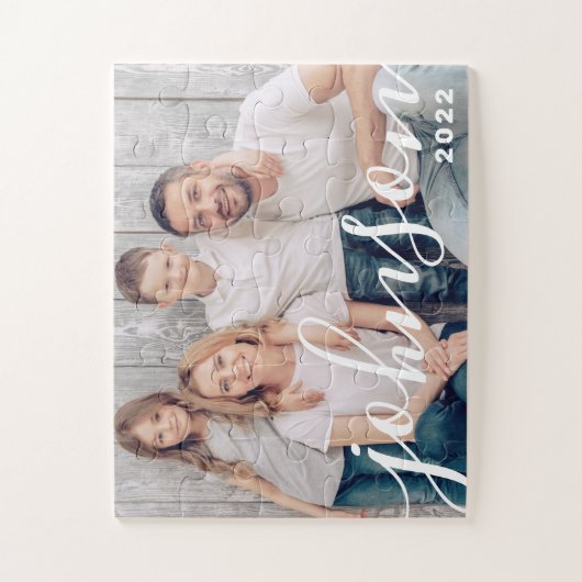 Moderne, eenvoudige foto voor afspeelbare Script Legpuzzel (Verticaal)